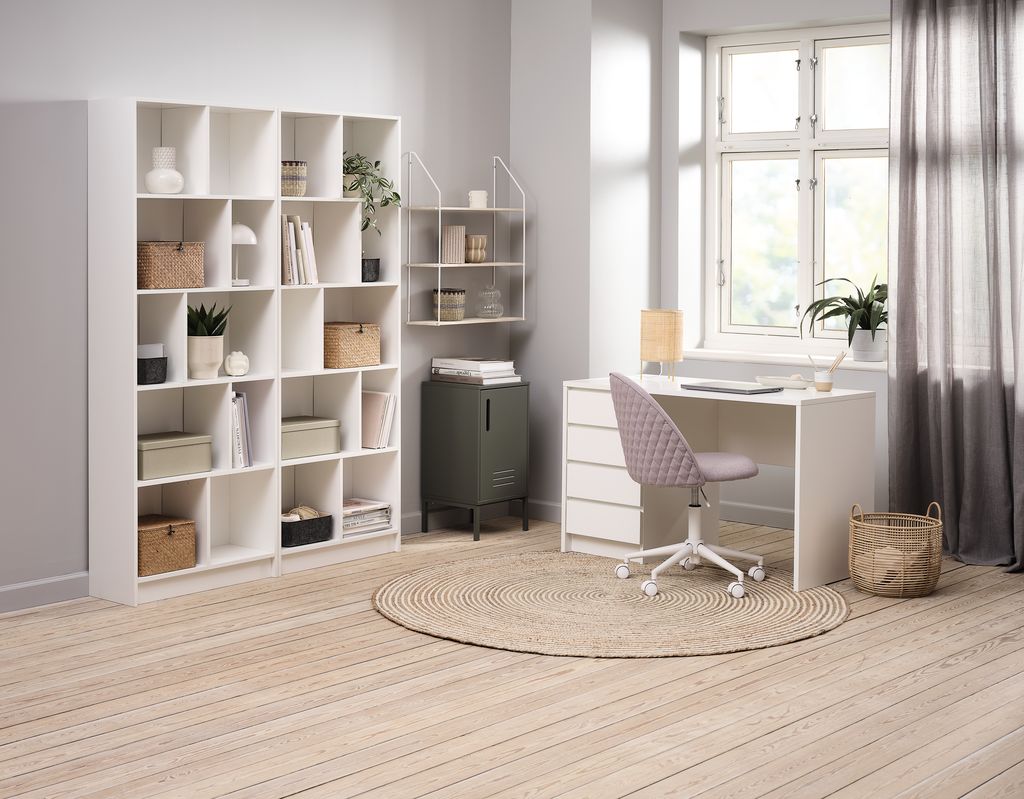 Desk LIMFJORDEN 60x120 4 drawers white