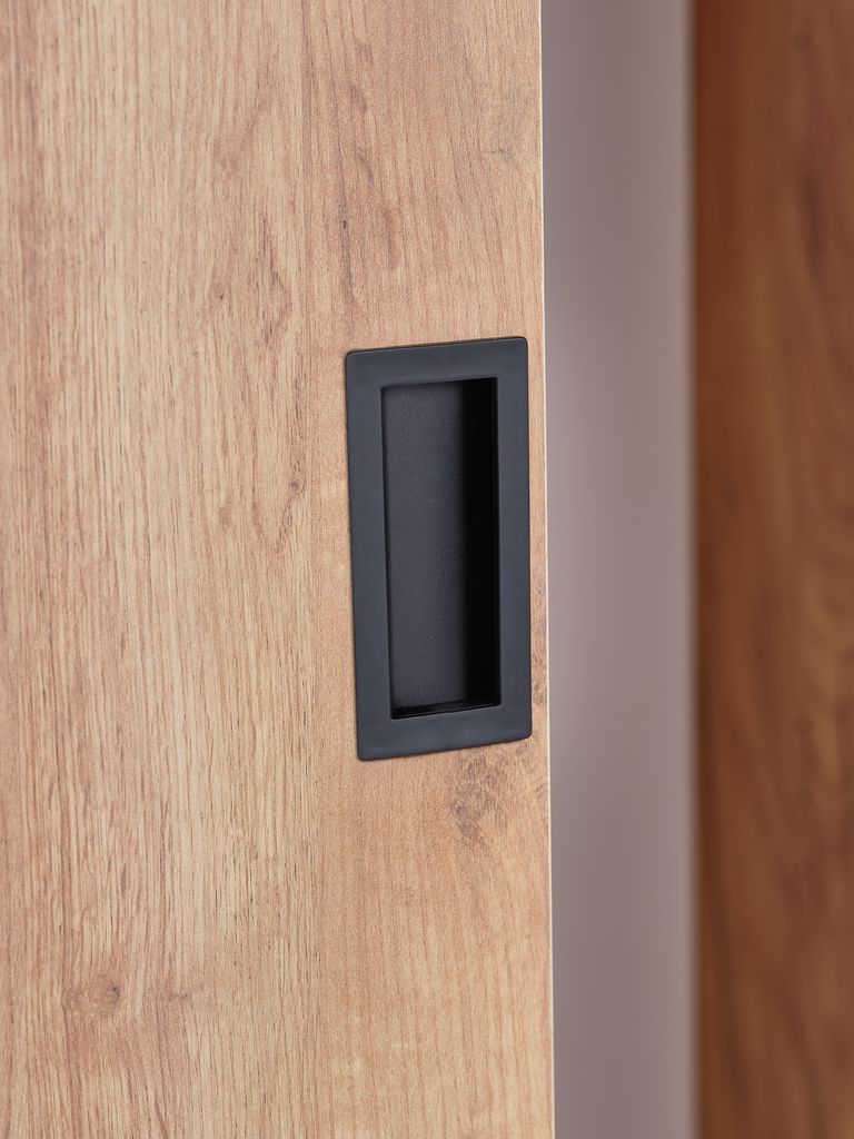 Wardrobe ODDER 120x201 2 sliding doors w/mirror oak