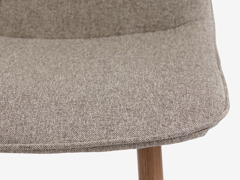 MARSTRAND L200/280 table oak + 4 BISTRUP chairs sand