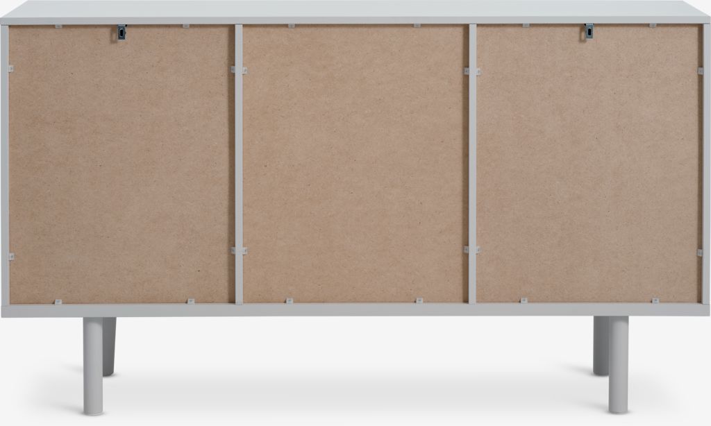 Sideboard BELLELUND 2 doors 3 drawers beige