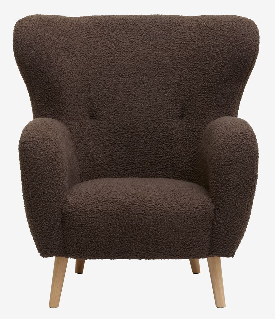 Armchair VILDSUND brown