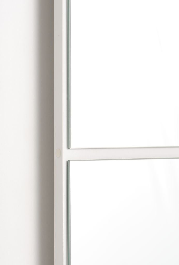 Wardrobe ODDER 179x201 3 sliding doors w/mirror white