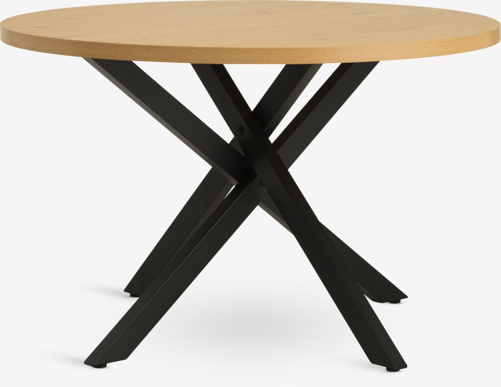 Dining table NORTOFT D120 oak colour/black