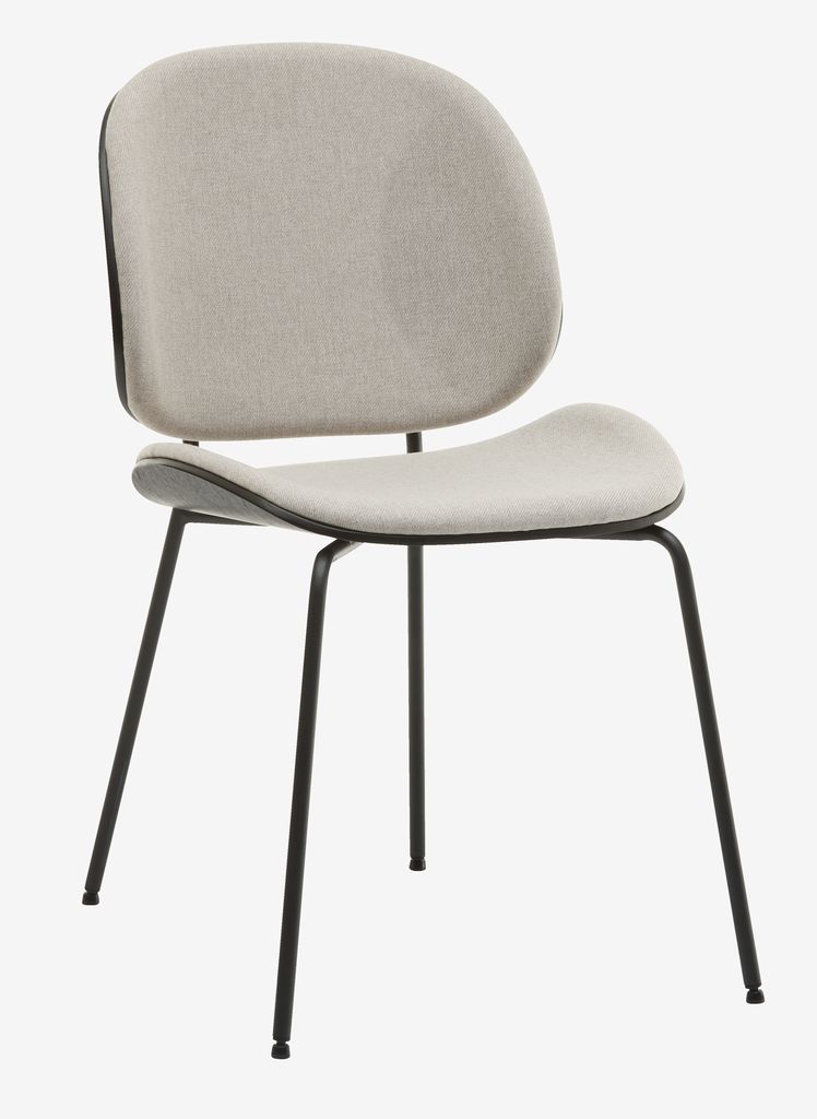 Dining chair TESTRUP light sand/black