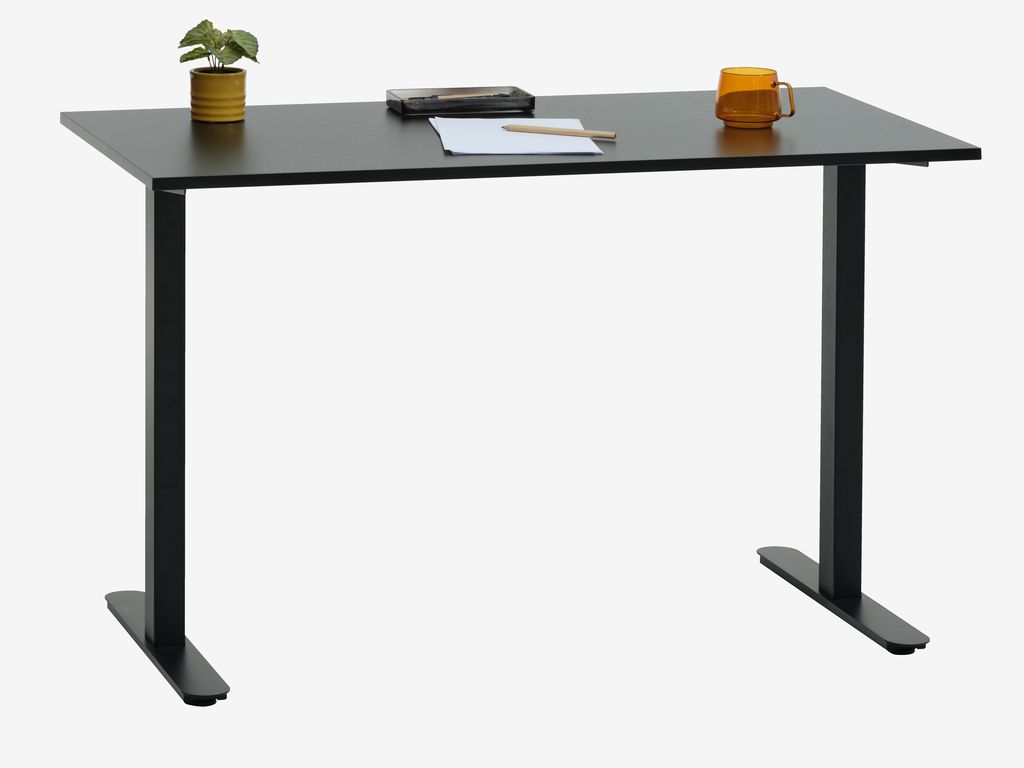 Desk STAUNING 60x120 black