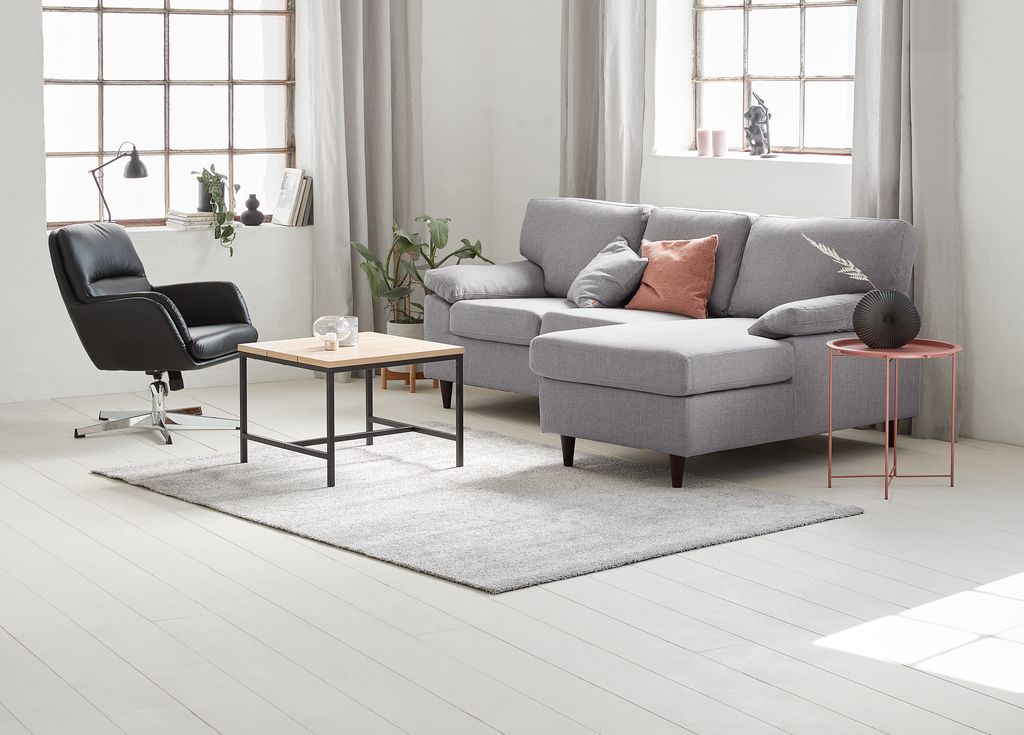 TV bench TRAPPEDAL oak colour/black