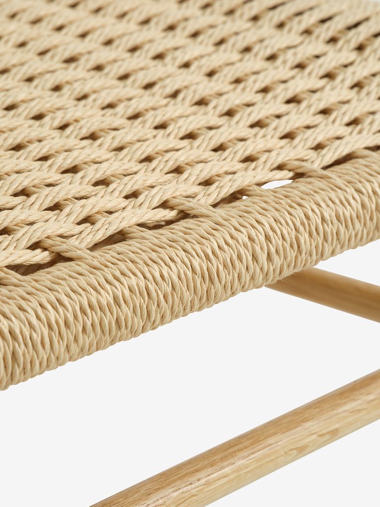 MARSTRAND D110 table white + 4 ISLEV chairs oak