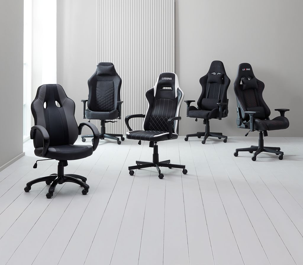 Gaming chairu200b NIBE black fabric