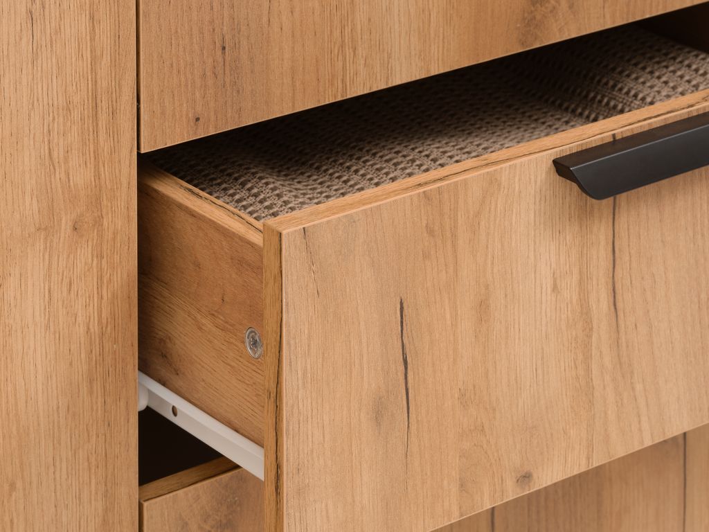 Wardrobe JENSLEV 144x176 oak