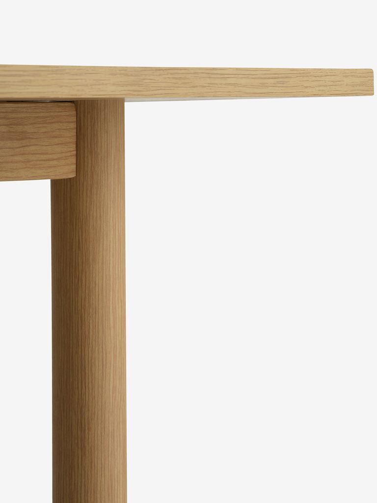 ALSTED L160 table oak + 4 JONSTRUP chairsu00a0cognac/oak