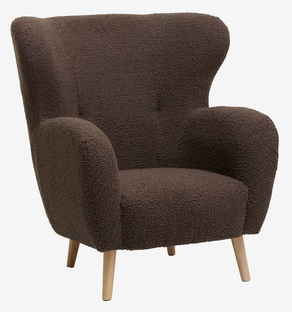 Armchair VILDSUND brown