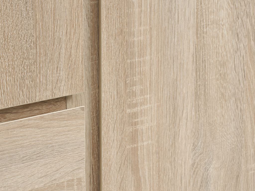Wardrobe LIMFJORDEN 120x200 combi light oak colour