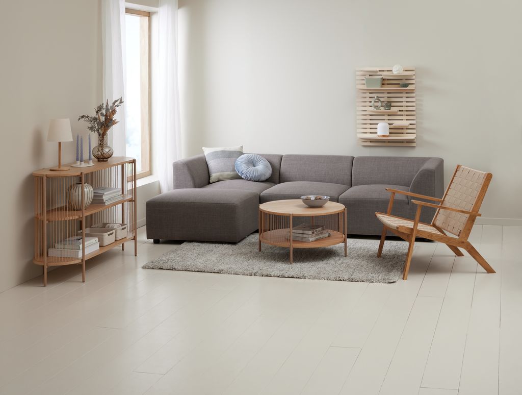 Armchair VADEHAVET oak/natural