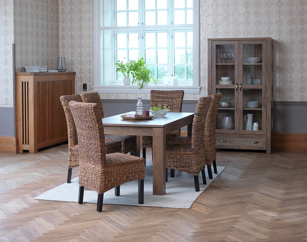 Display cabinet JUNGEN 2 doors 1 drawer wild oak colour