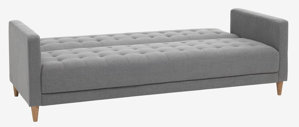 Sofa bed FALSLEV grey fabric