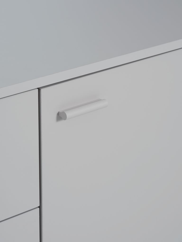 Sideboard BELLELUND 2 doors 3 drawers beige