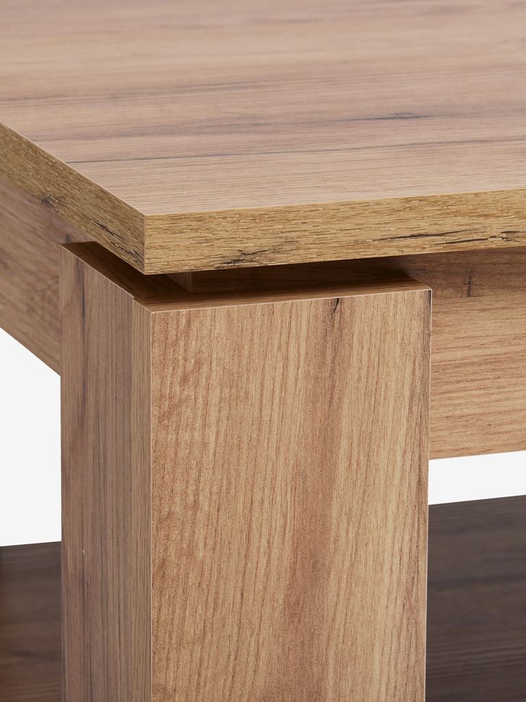 Coffee table LINTRUP 60x110 1 shelf natural oak colour