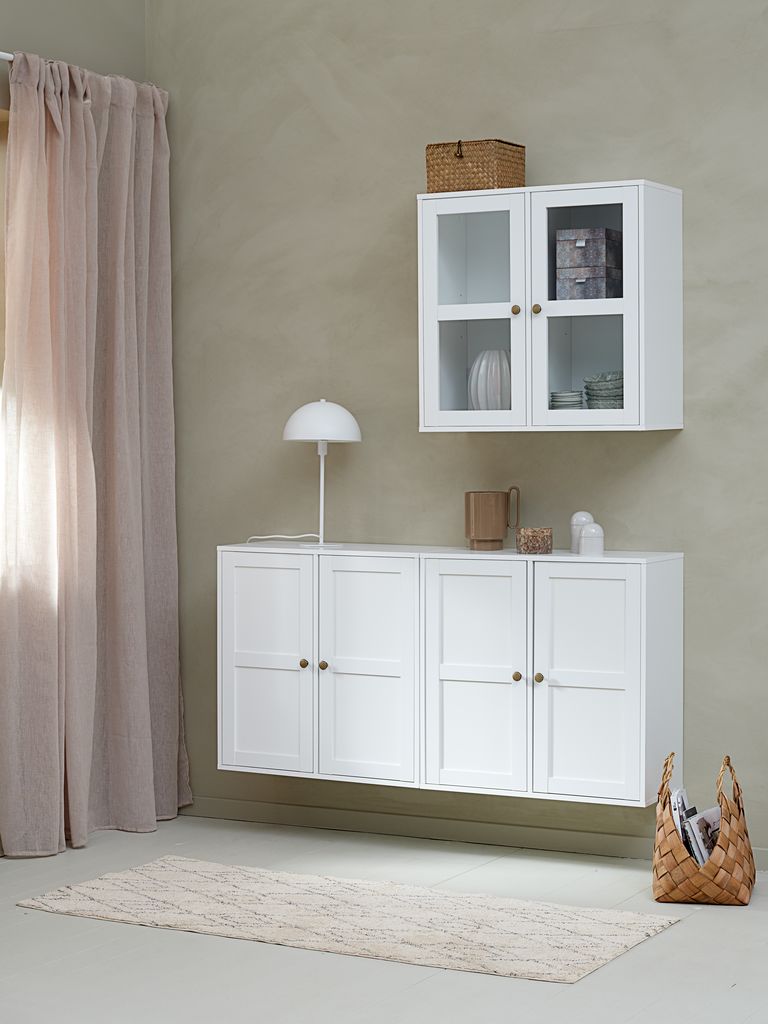 Display cabinet SKALS 2 doors white