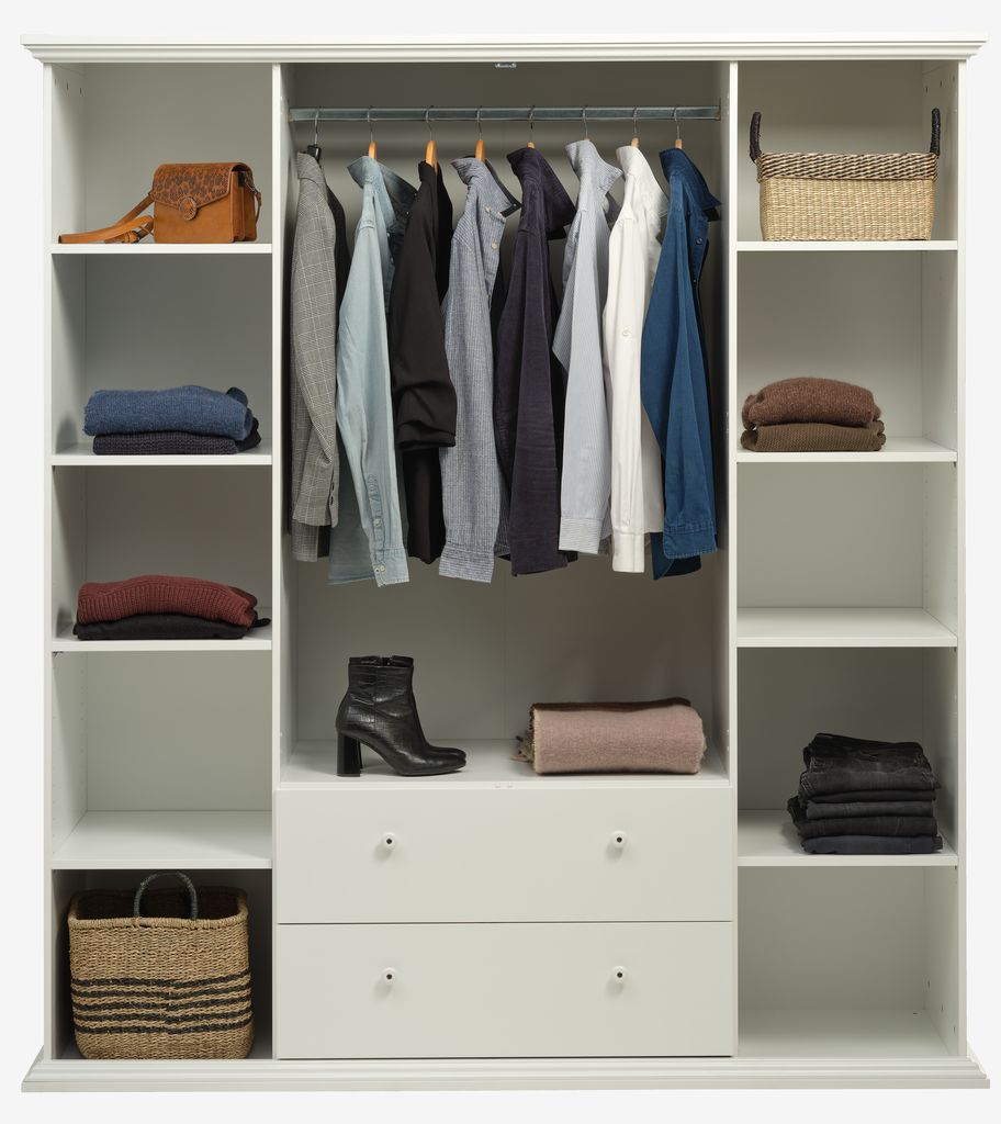 Wardrobe FREDENSBORG 183x200 white