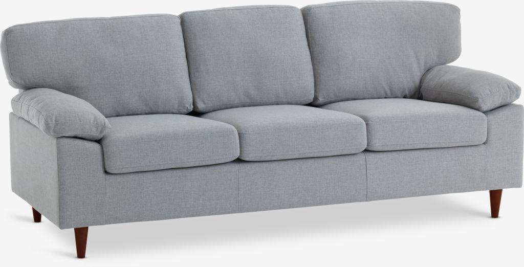 Sofa GEDVED 3-seater light grey