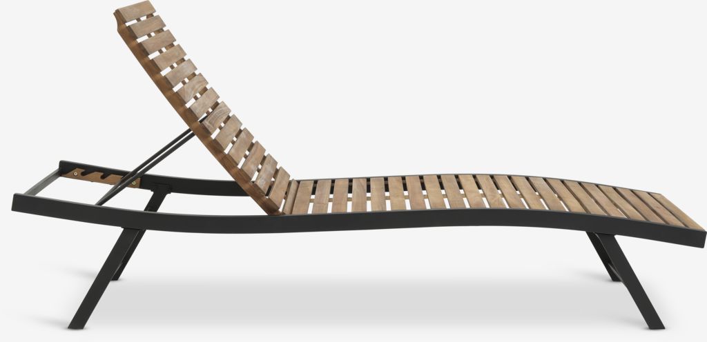 Sun lounger BAGMARKEN W70xL200 hardwood