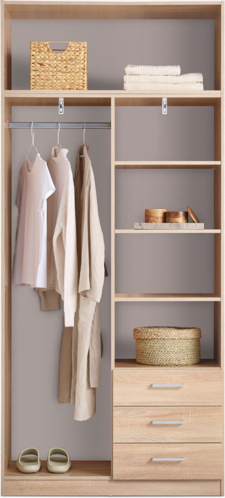 Top cabinet FANDRUP 97x41 2 doors light oak