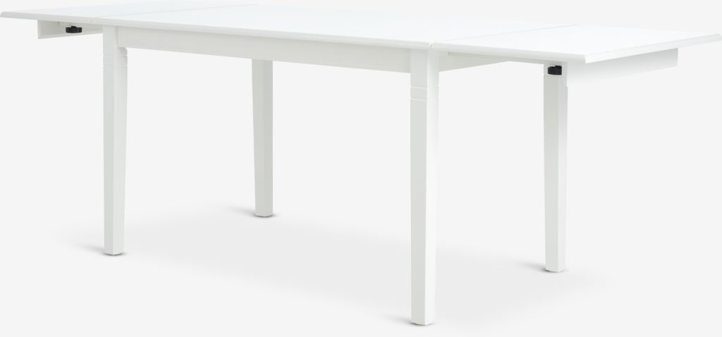 Dining table KIRKEBY 80x130/220 white