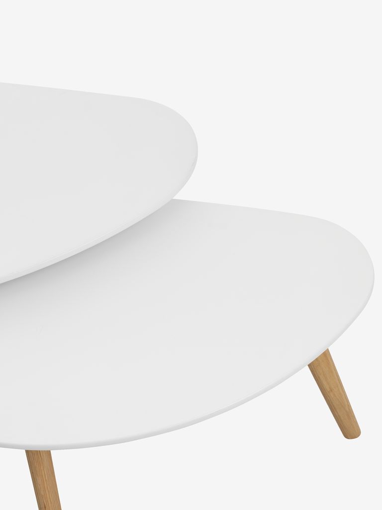 Coffee table LEJRE 60x120 white/oak