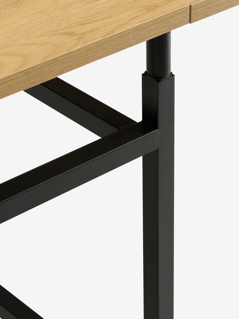 Dining table FOLDINGBRO 75x38/84/130 oak colour