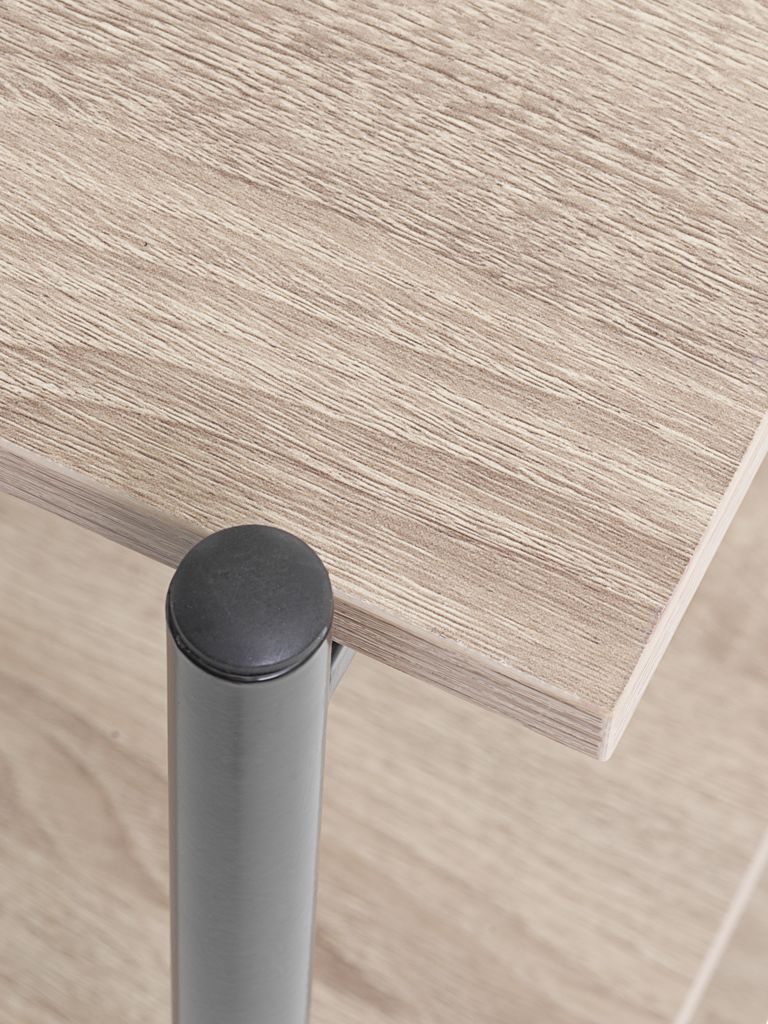 Shelving unit VANDBORG 5 shelves. oak/black