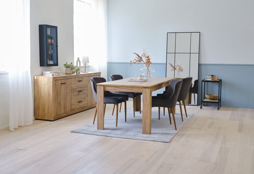 Dining table LINTRUP 90x190/280 oak