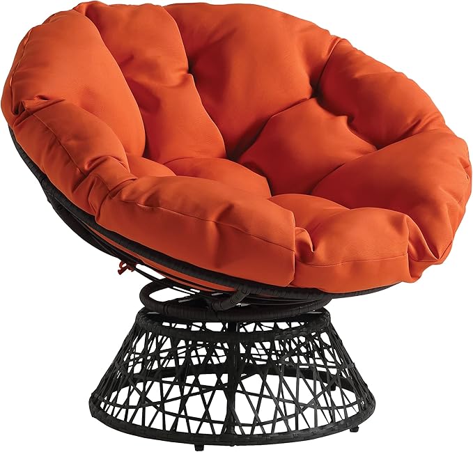 The rattan pineapple chair for the home, which can rotate 360 degrees.