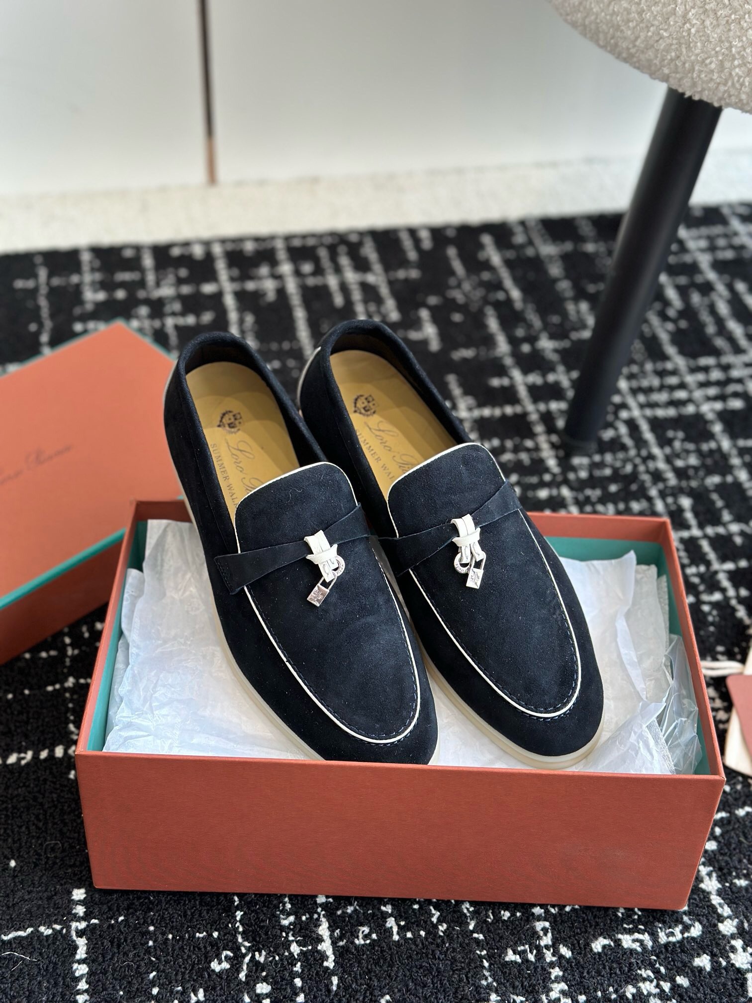 Loro Piana Unisex Loafers Size 36-45