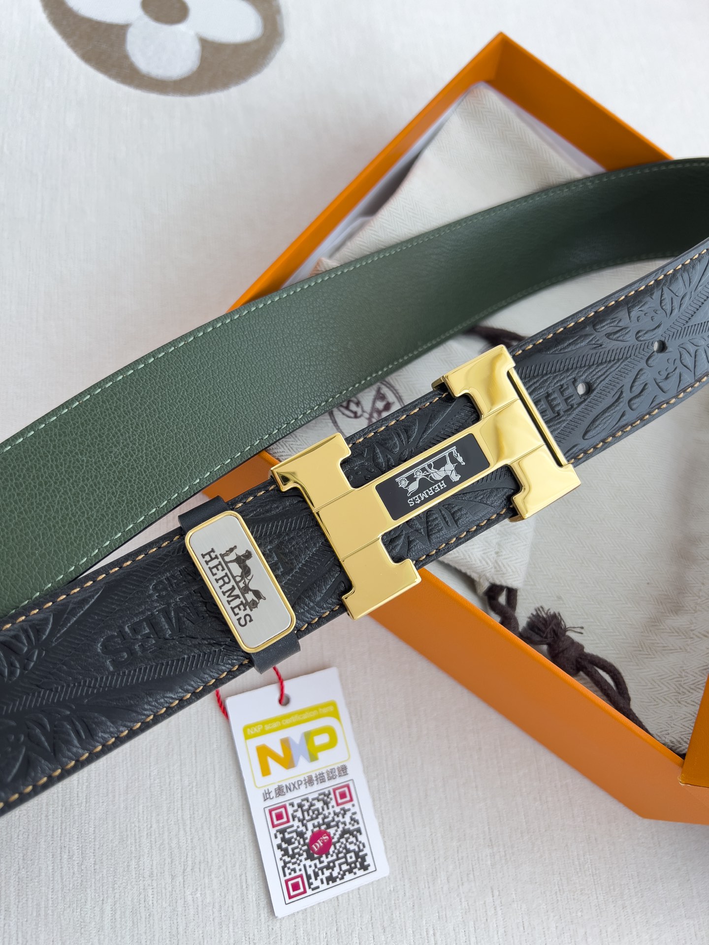 Hermes Men Belt Width 3.8cm