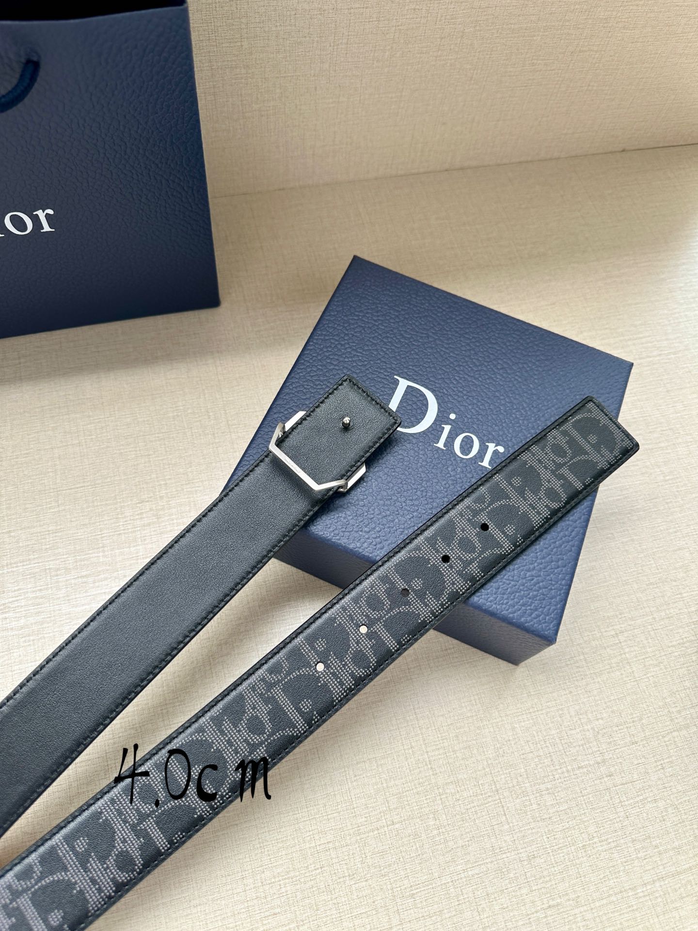 Dior Men Belt Width 4cm