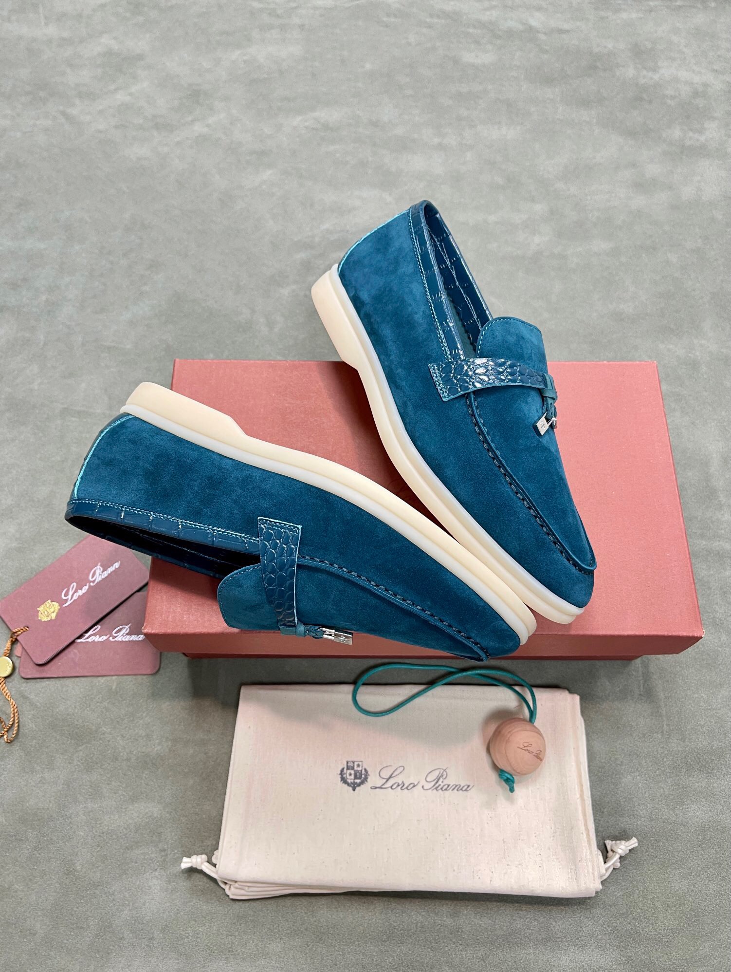 Loro Piana Unisex Loafers Size 36-45