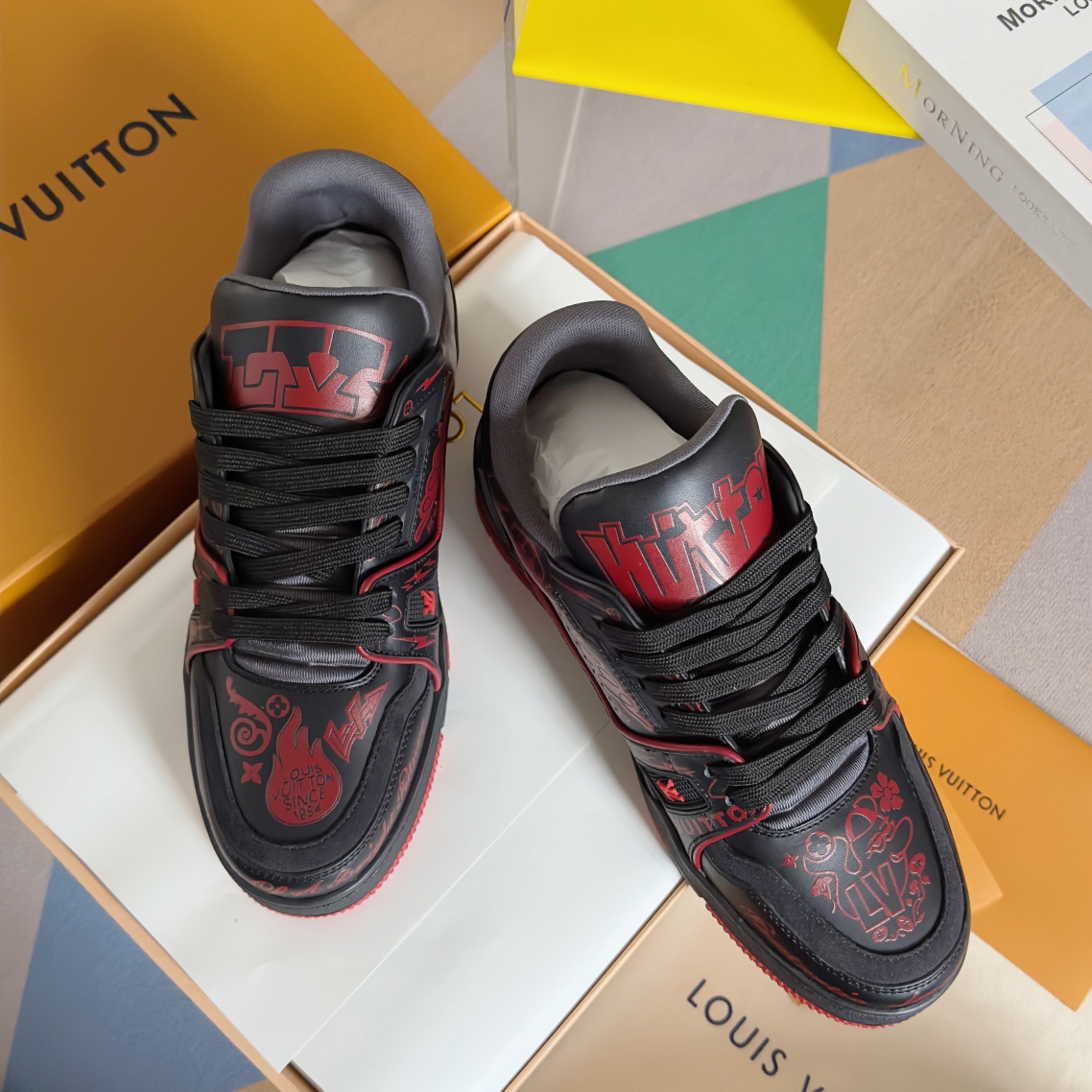 Louis Vuitton 2024New LV Trainer Sneaker Size 40-46