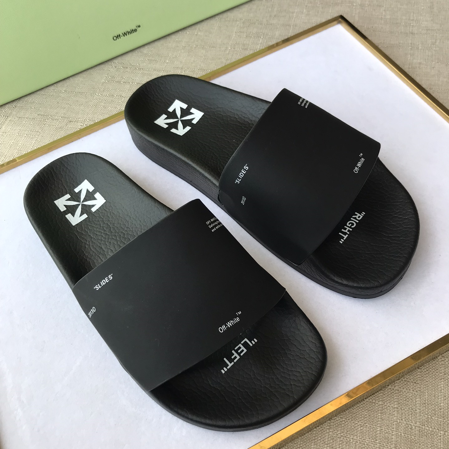 OFF White Mens Women Sandals Gr. 36-46