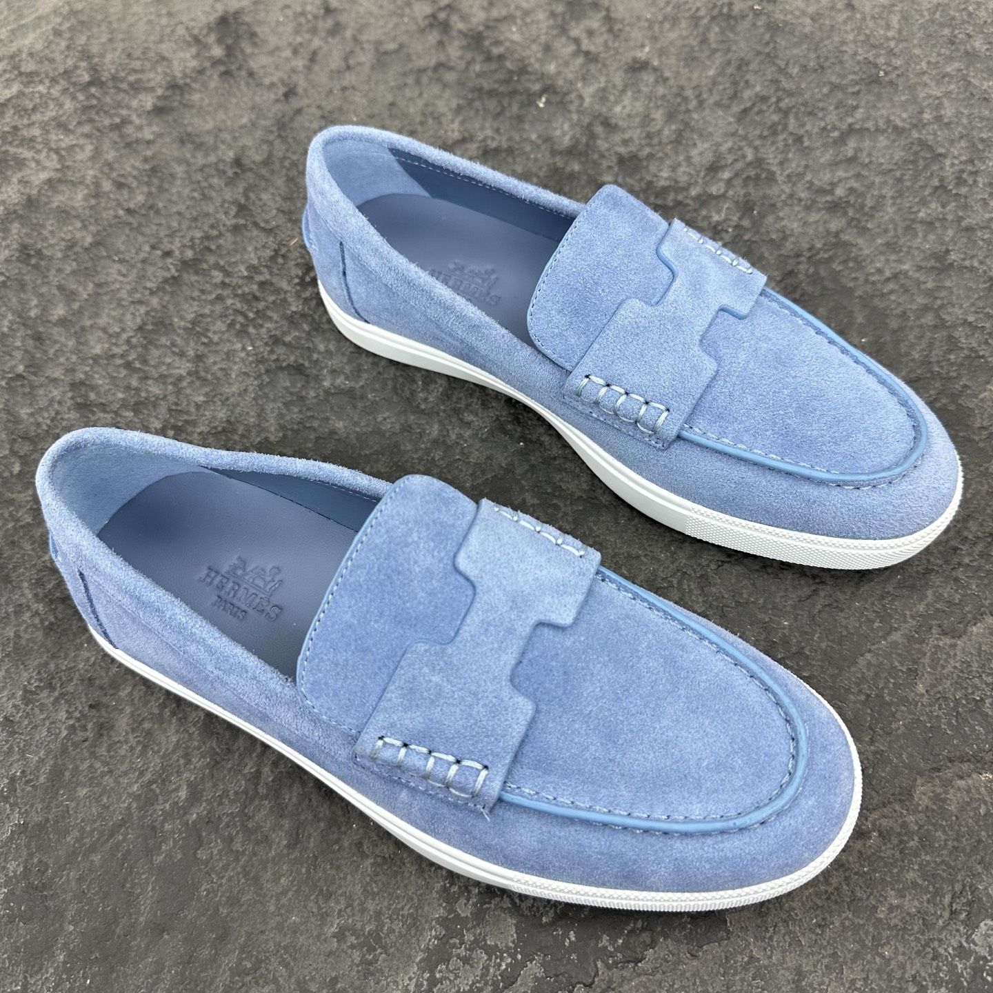 Hermes Job Unisex Loafers Size 35-46