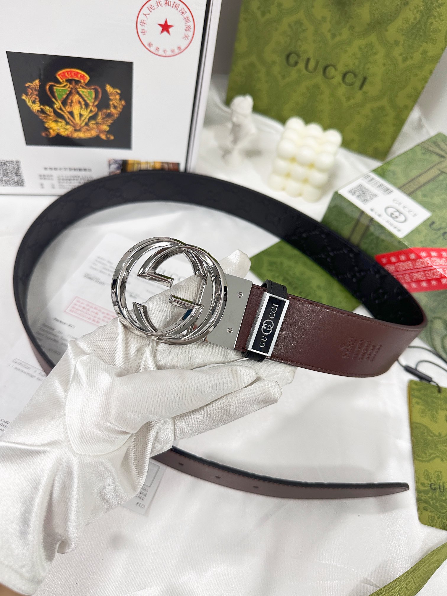 Gucci Men Belt Width 3.8cm