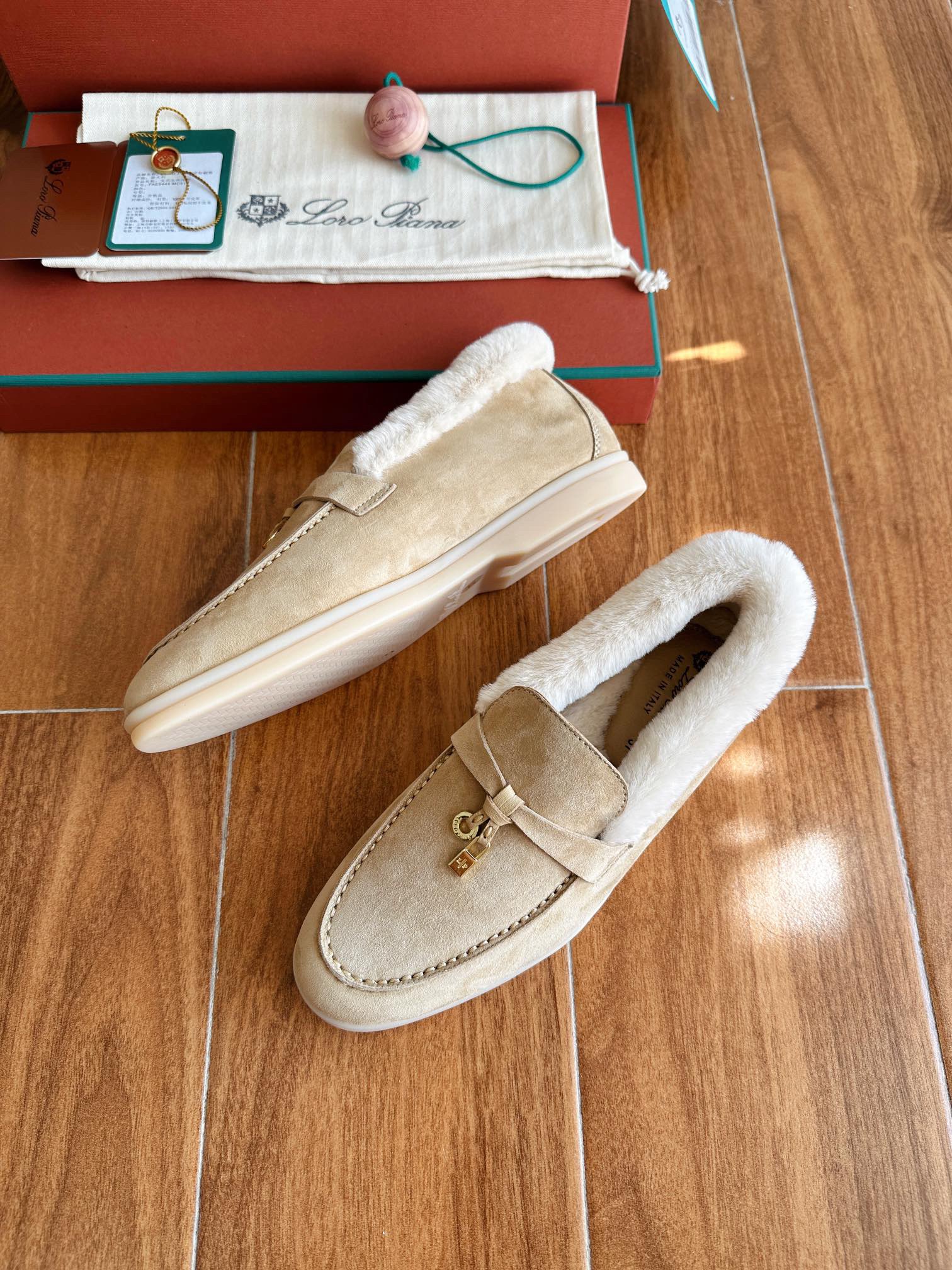 Loro Piana Unisex Loafers Size 36-46