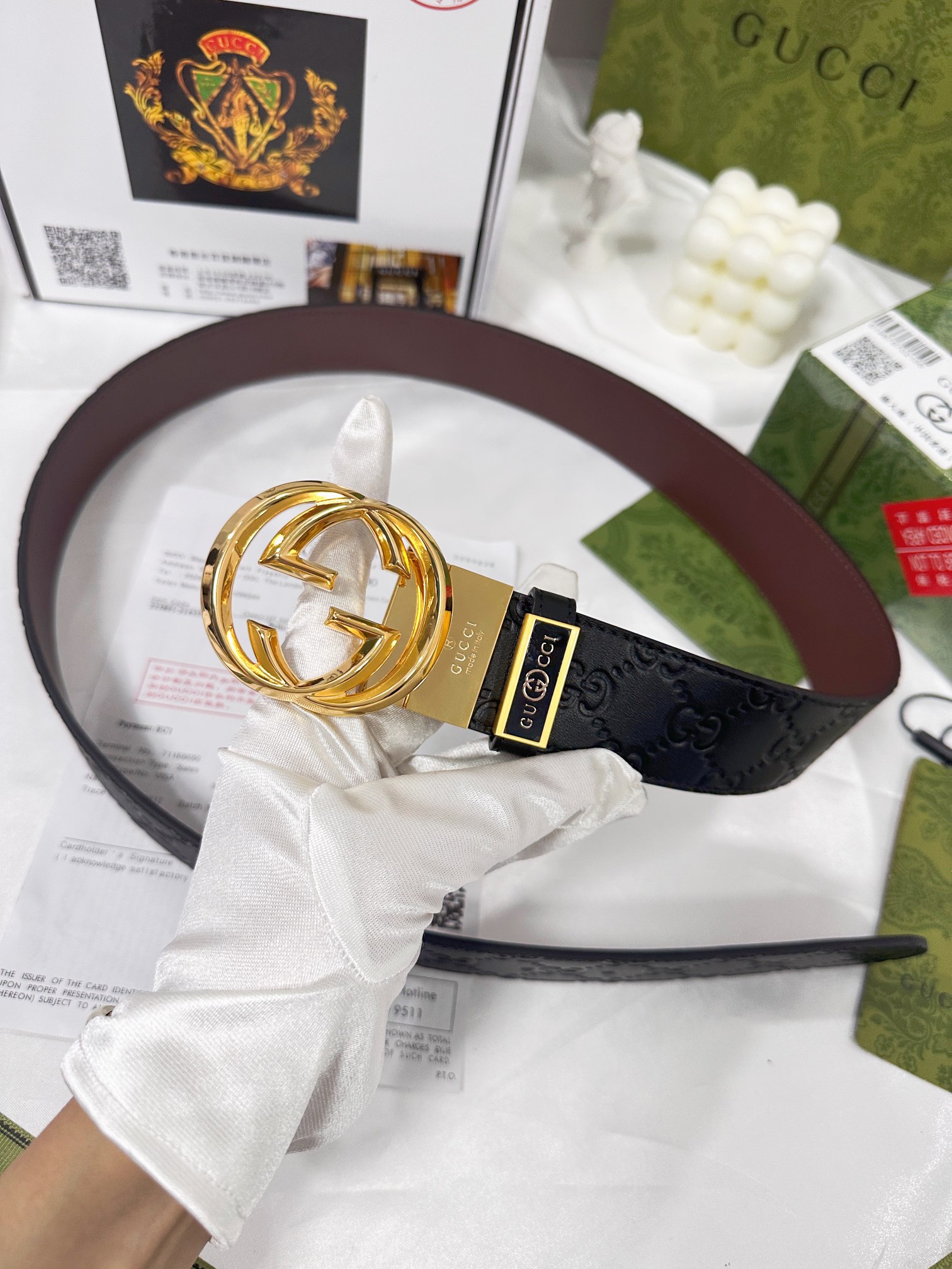 Gucci Men Belt Width 3.8cm