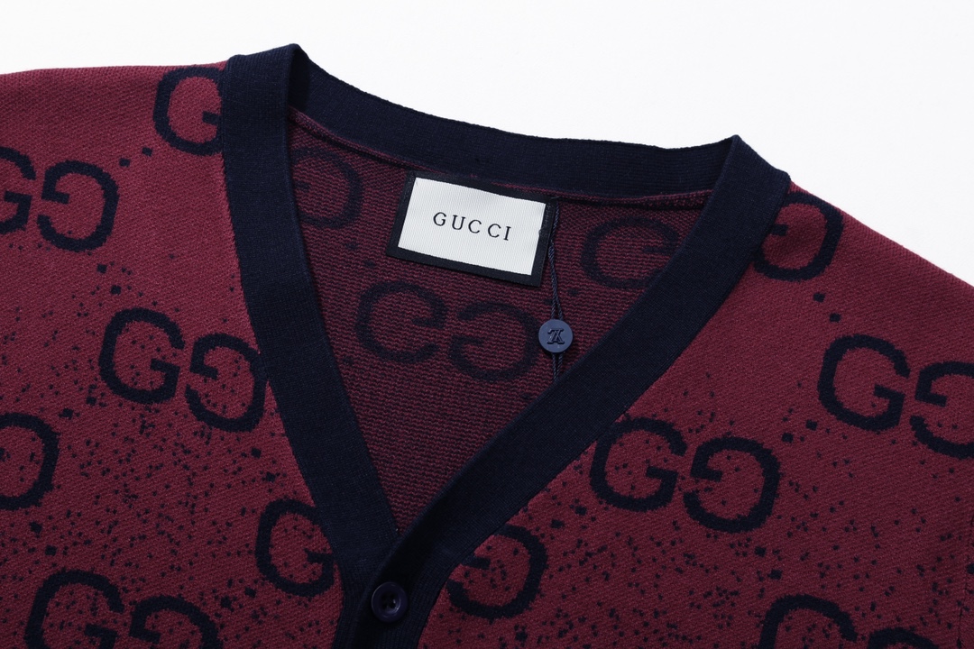 Gucci Unisex Knitwear Jacket Size S-XL