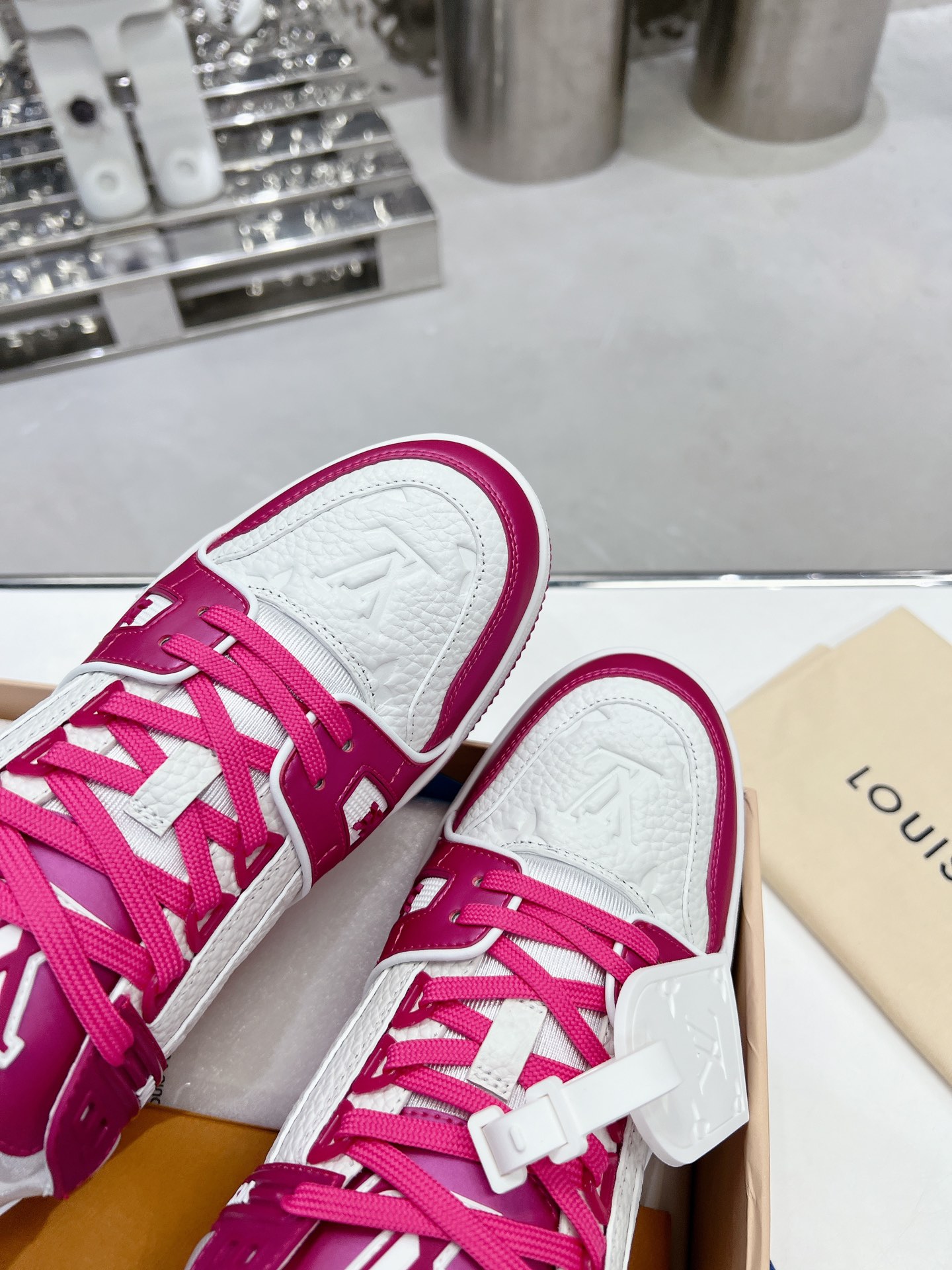 Louis Vuitton Trainer Monogram denim Sneaker Size 36-46