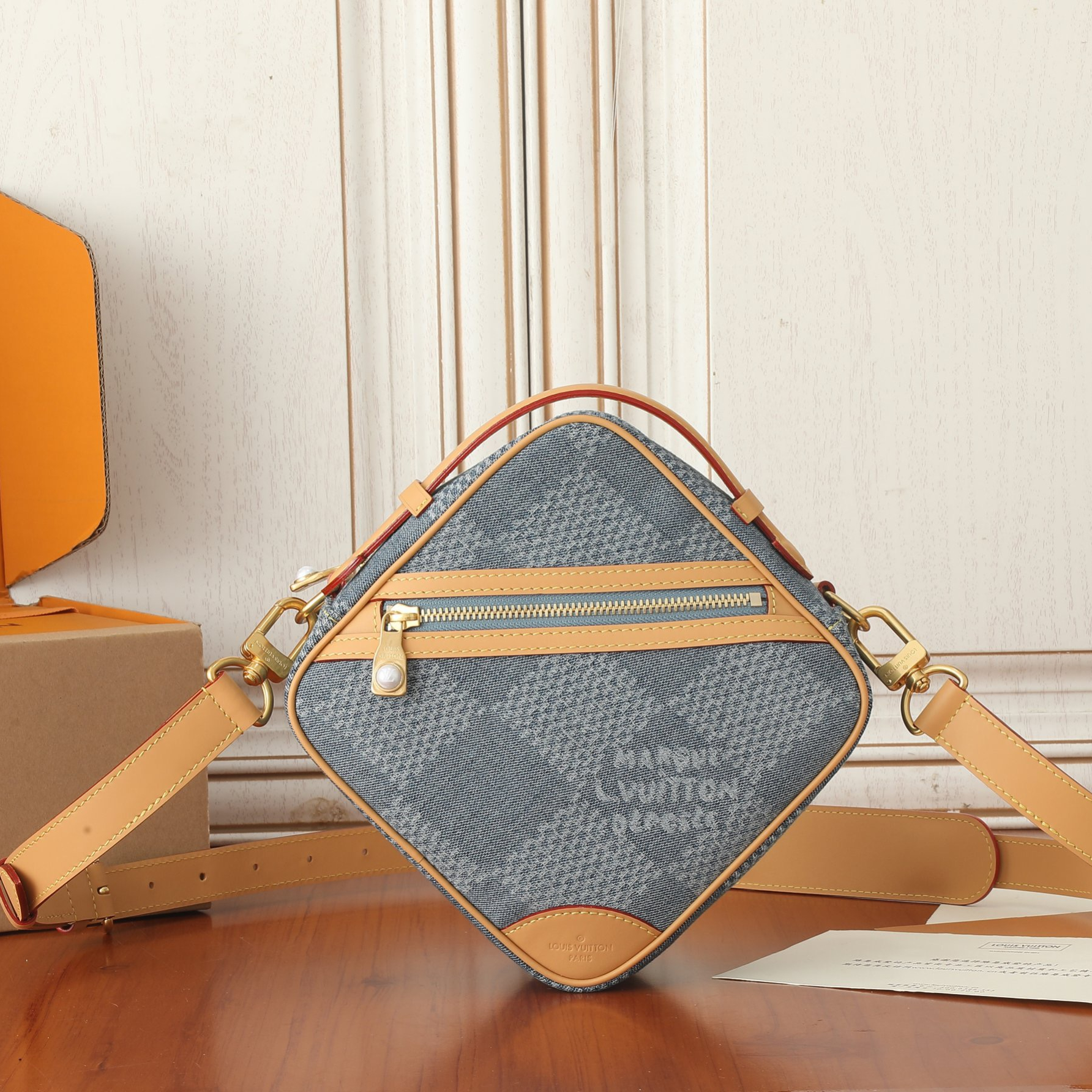 Louis Vuitton N40706 Chess Messenger Shoulder Bags Size 24*24*8cm