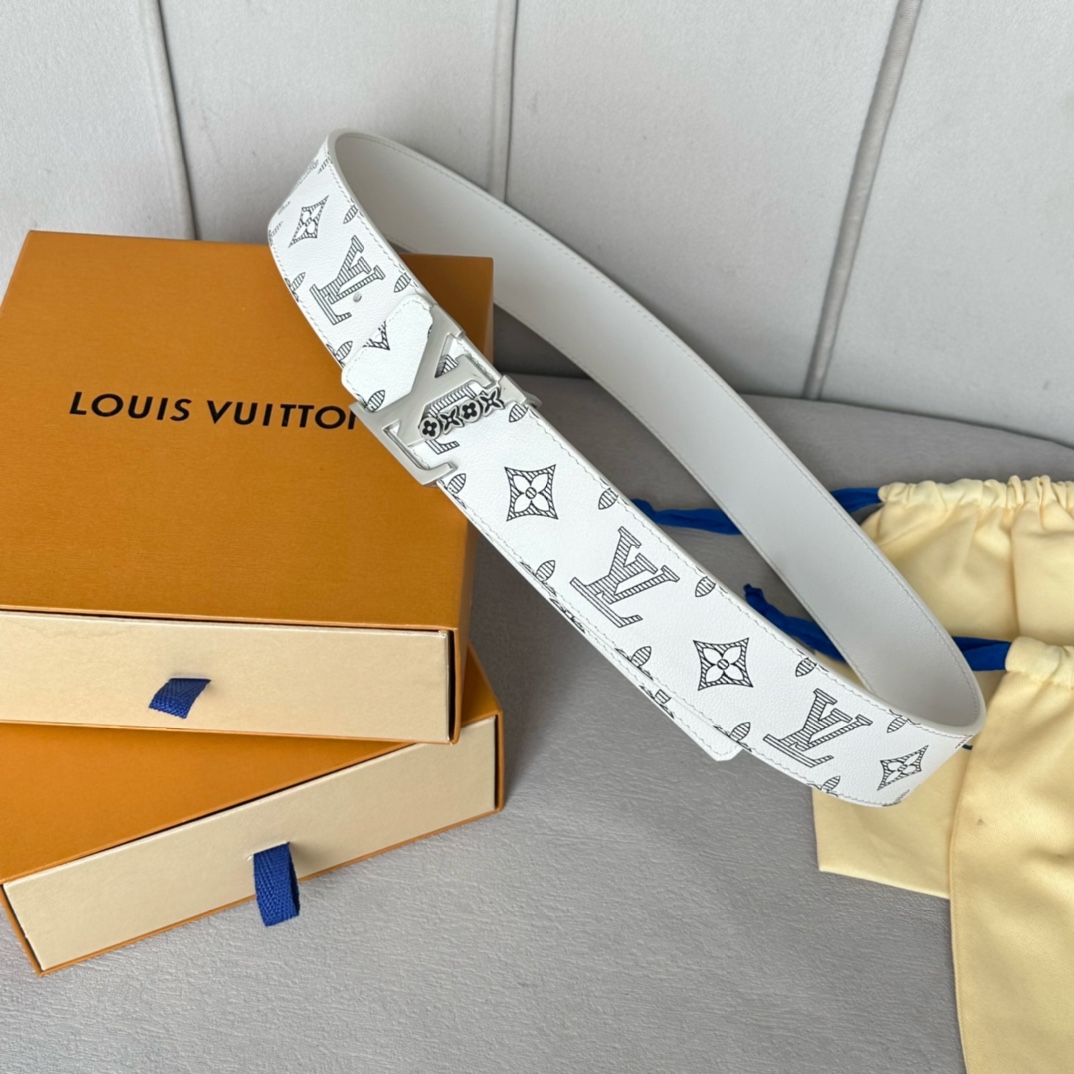 Louis Vuitton Men Belt Width 4cm