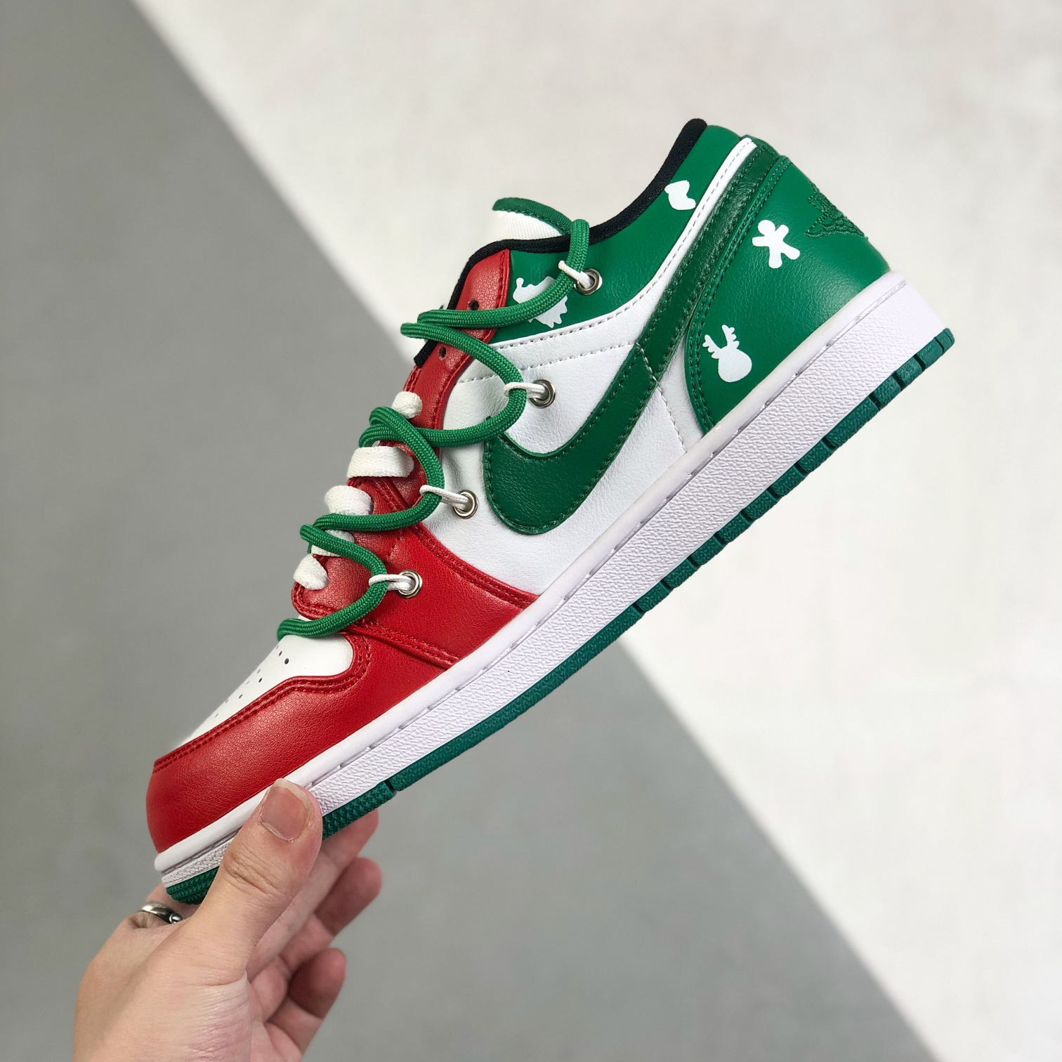 Nike Air Jordan 1 x OFF White Low Top Sneakers Shoes Gr. 36-46