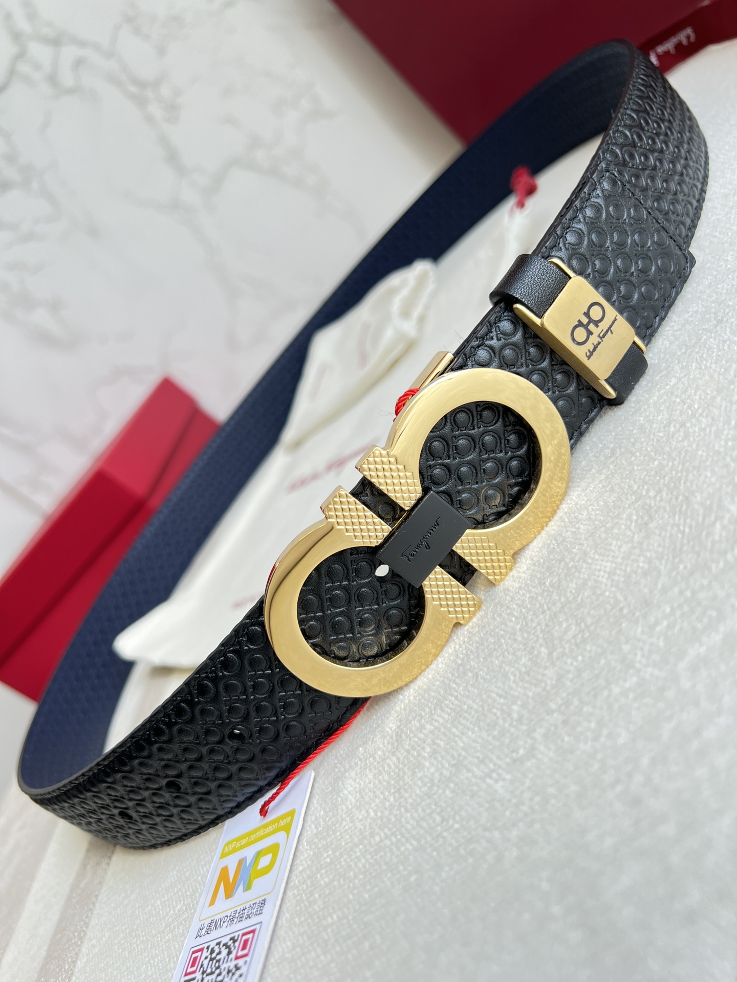 Ferragamo Men Belt Width 3.5cm