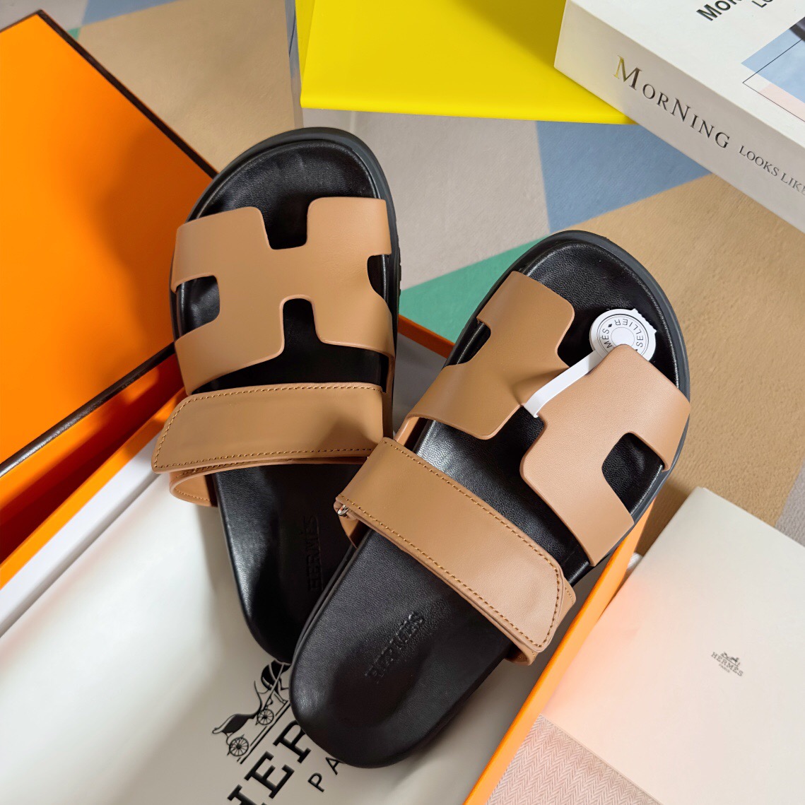 Hermes chypre Slippers Size 36-45