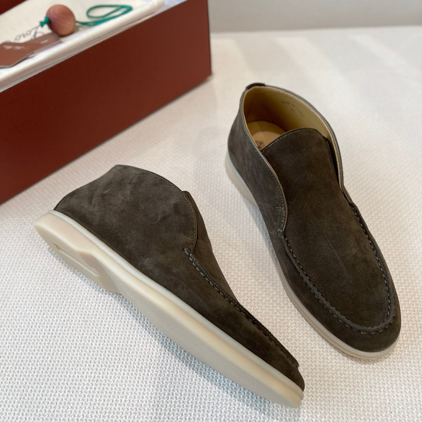 Loro Piana Unisex Loafers High Top Size 36-45